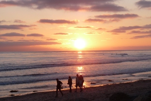 Beach at Sunset